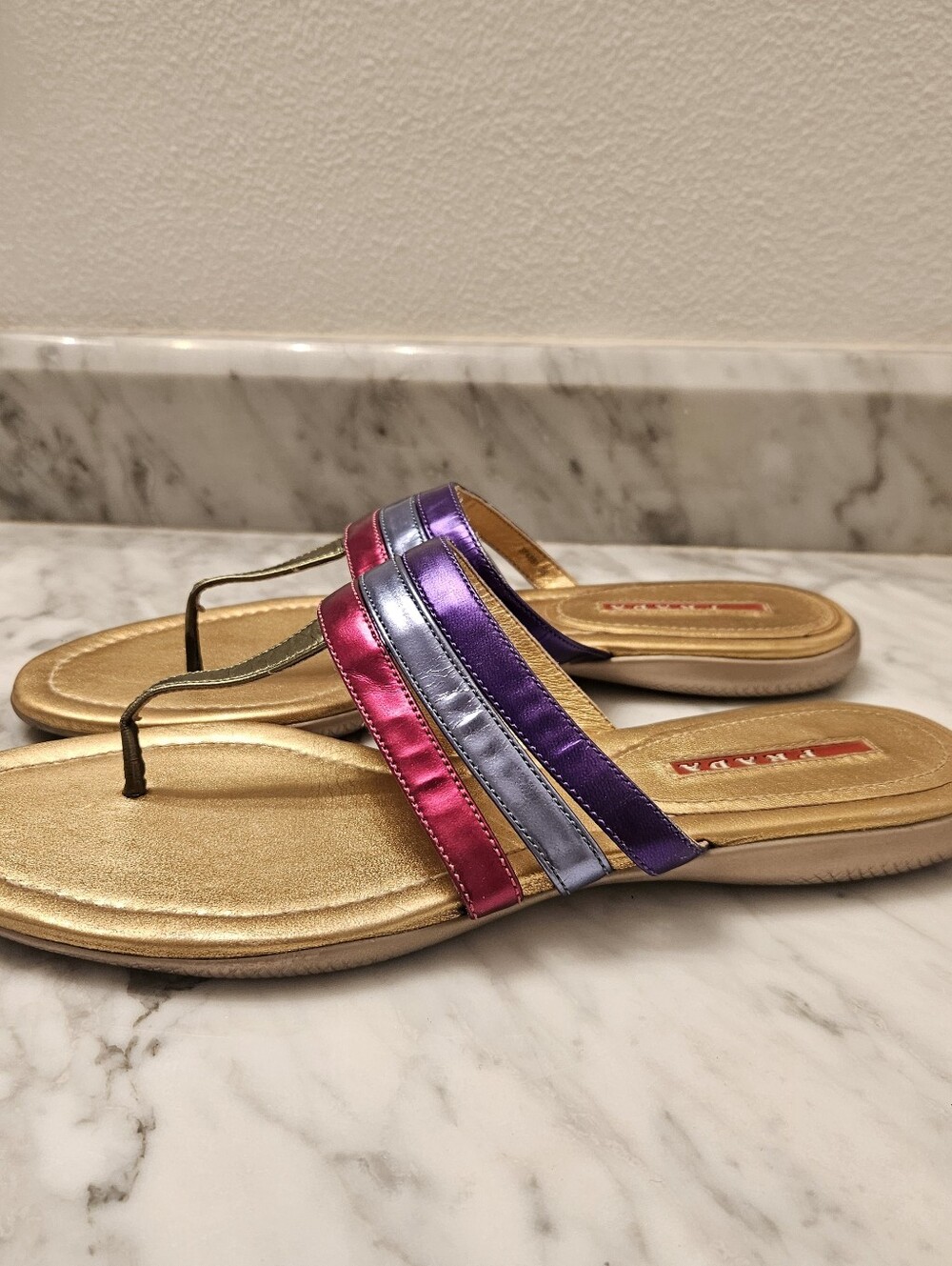 PRADA THONG SANDALS - Picture 3 of 9